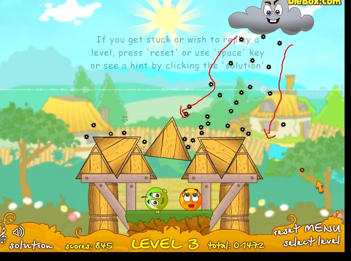 머리쓰는 게임 [사과를 지켜라]