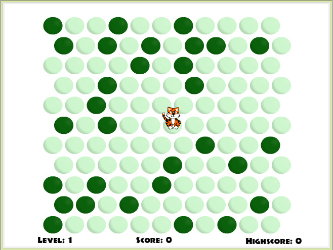 호랑이 가두기게임, 트랩더 타이거 [중독성 퍼즐 게임]