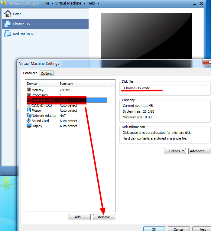 구글크롬 Os (Chrome Os) 를 Vmware Player에서 구동하여 맛 보기