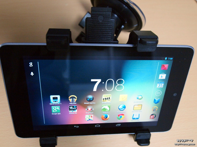 차량용 태블릿 거치대 구입후기- 7인치 10인치 태블릿 차량용 유리흡착식 거치대