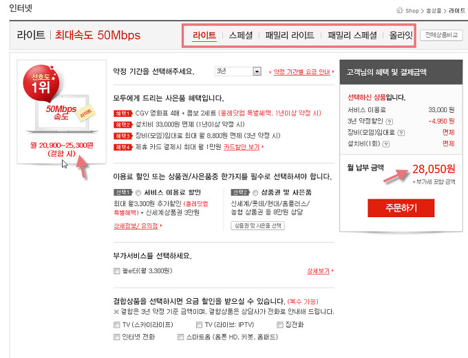 우리집 초고속 인터넷 서비스 어디로 가입 비교? Sk브로드밴드,올레Kt Lgu+ 저렴한 인터넷 요금제