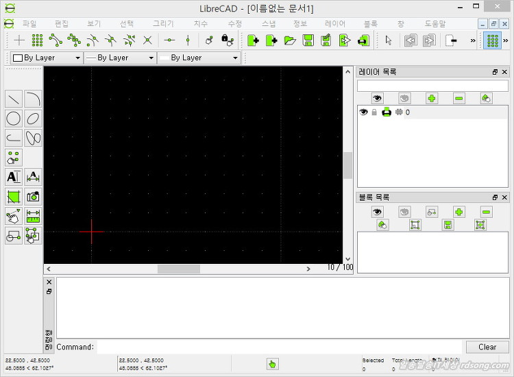 윈도우용 Osx 리눅스용 무료 리브레캐드( Librecad) 설치해 보니 [오픈소스 2D Cad]