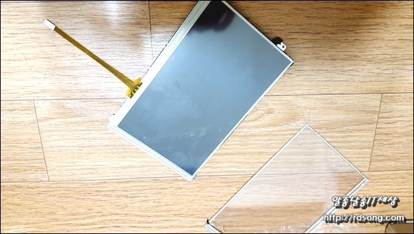 네비게이션 터치패널 밀림으로 교체 Diy 하다 [ 7인치 클리어 터치패널 구입 ]