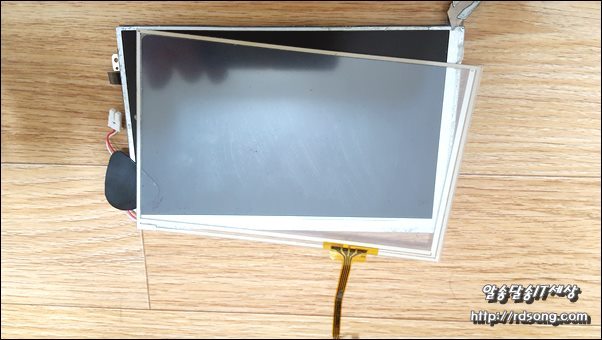 네비게이션 터치패널 밀림으로 교체 Diy 하다 [ 7인치 클리어 터치패널 구입 ]