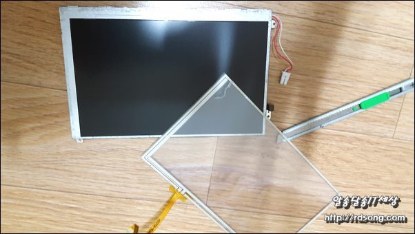 네비게이션 터치패널 밀림으로 교체 Diy 하다 [ 7인치 클리어 터치패널 구입 ]