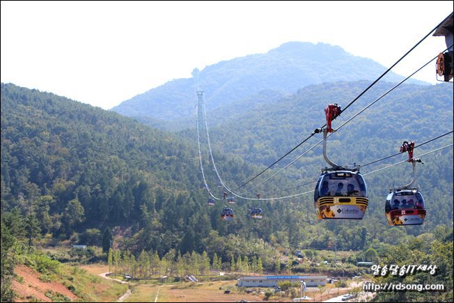통영 한려수도 케이블카 미륵산 꼭대기에서 내려본 바다[통영 여행]