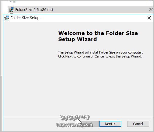 윈도우10 폴더크기 보는 프로그램 Folder Size Explorer [폴더 사이즈 및 폴더내의 파일갯수 표시 ]