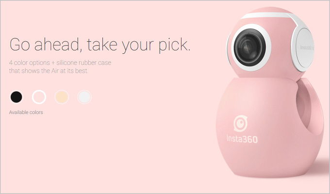 Insta360 Air 안드로이드 스마트폰에 연결하여 사용하는 360도 카메라 [ Vr 카메라 ]