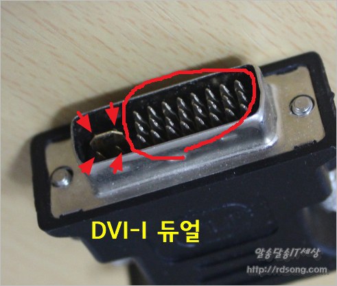 DVI to hdmi 모니터 케이블, DVI-I 싱글과 DVI-D 듀얼