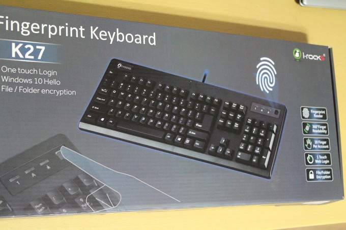 아이락스 K27Wf 지문인식 유선 키보드 사용 후기 [ 추천 ]