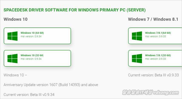 스페이스데스크 Spacedesk 듀얼모니터 프로그램 &#8211; Pc 화면을 스마트폰 태블릿 화면 확장모니터 이용