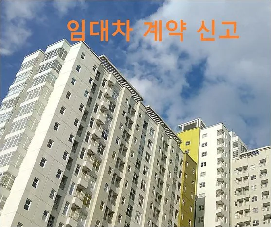 임대차계약 신고 방법 기간 과태료 대상