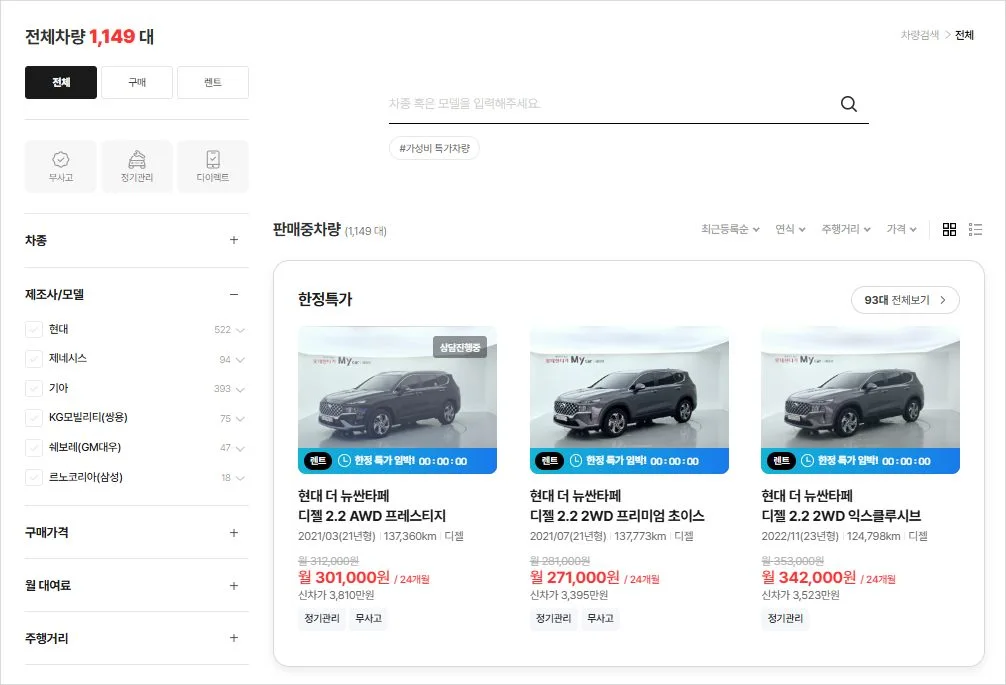 롯데렌터카 중고차, 가격 현명한 선택법