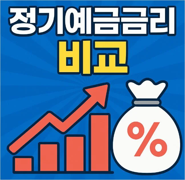 정기예금금리비교 해서 높은 이자 은행 찾아 목돈 굴리기