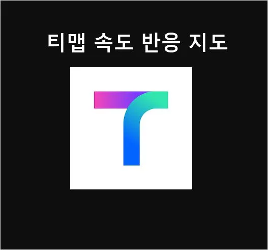 티맵 속도반응지도 멀리 보기